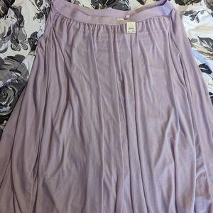 Long lavender tulle skirt